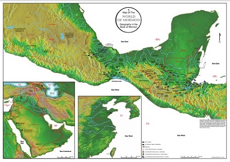 External Map of Book of Mormon Places