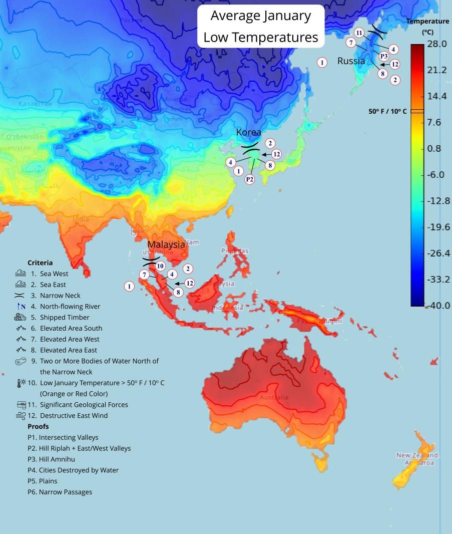 Korea Narrow Neck Location